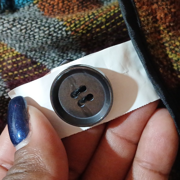 VINTAGE American Rag Aztec Print Southwestern Print Wrap Coat. Sz. XL - Picture 7 of 9